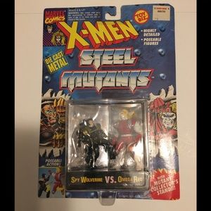 Vintage X-men Steel Mutants Action Figure Set NWT